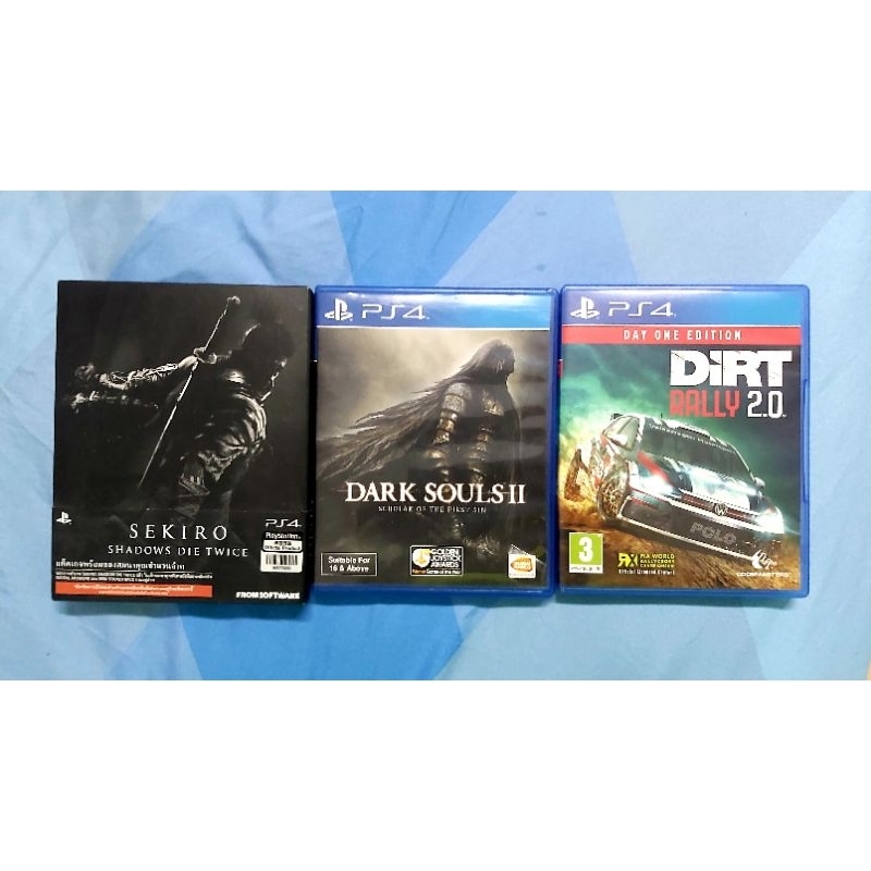 PS4 เกมส์ Sekiroปกดำใหม่มาก!,Dark souls 2,Dirt really 2.0