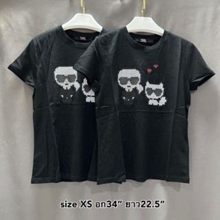 ★ พร้อมส่ง ★ ของแท้100% เสื้อยืด Karl Lagerfeld T shirt