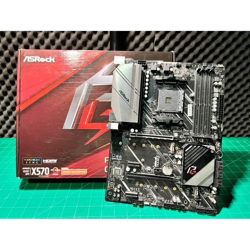 เมนบอร์ด AM4 X570 ASRock Phantom Gaming4 มือสอง
