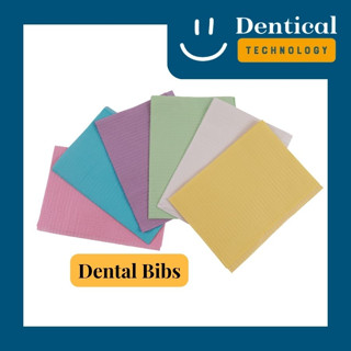 [125 แผ่น] ผ้ากันเปื้อนทางทันตกรรม (Dental Bibs)