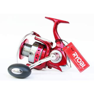 รอกสปิน RYOBI VIRTUS 5000 (สีแดง-แขนเกลียว) คุณภาพมาตราฐานญี่ปุ่น แข็งแรงได้งานทนทาน ทั้งน้ำจืดและน้ำเค็ม