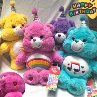 ตุ๊กตาแคร์แบร์ แคร์แบร์ของแท้  สุขสันต์วันเกิด แคร์แบร์ care bearsของขวัญวันเกิด