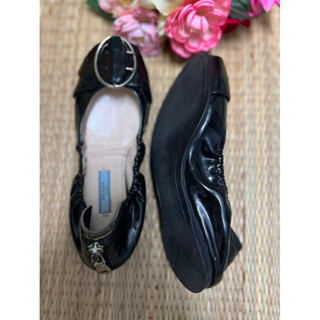 Recommend🌼🌼 Prada ballet shoe black งานสวยงานดี มาก.