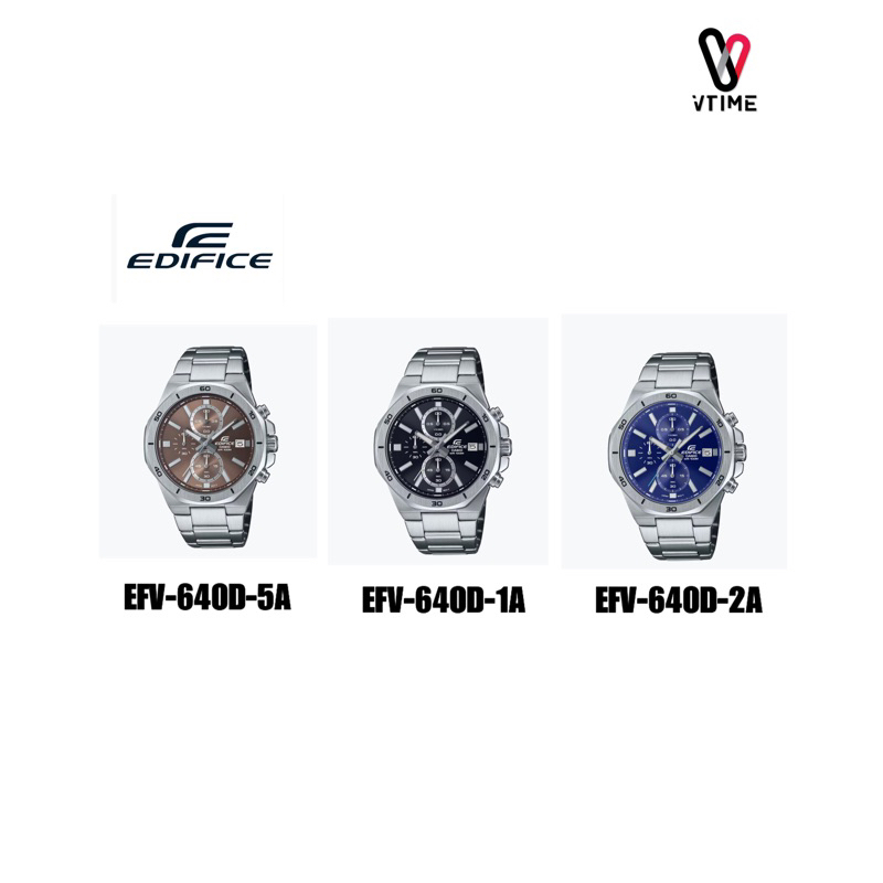 EDIFICE classic รุ่น EFV-640D-1A | EFV-640D-2A | EFV-640D-5A