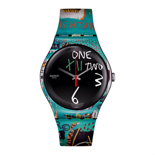 Swatch นาฬิกาผู้ชาย ISHTAR BY JEAN-MICHEL BASQUIAT รุ่น SUOZ356