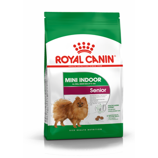 Royal Canin Mini Indoor Senior อาหารเม็ด สำหรับสุนัขสูงวัย พันธุ์เล็ก เลี้ยงในบ้าน อายุ 8 ปีขึ้นไป ขนาด 1.5 Kg