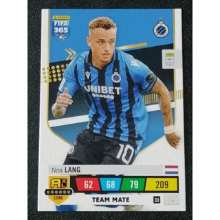 การ์ดฟุตบอล TEAM MATE CARD NO.10-63 PANINI FIFA 365 ADRENALYN XL 2023