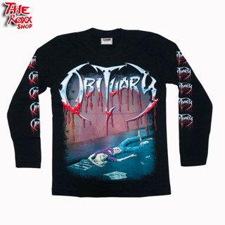 เสื้อวง Obituary SP-346  แขนยาว เสื้อวงดนตรี เสื้อวงร็อค เสื้อนักร้อง