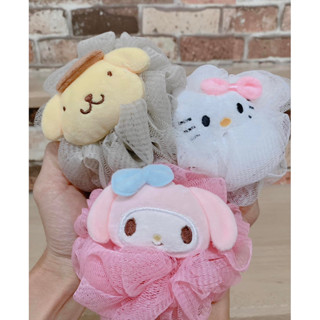 ใยขัดตัวอาบน้ำติดตุ๊กตาSanrio น่ารัก