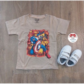 ■มือ1 เสื้อยืดเด็ก Marvel ลายกัปตันอเมริกา ผ้า cotton 100%