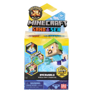 (ของแท้100%) 1สุ่ม TREASURE X Minecraft Sand &amp; Sea. Overworld Minecraft Character