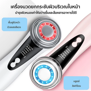 4 in 1 เครื่องนวดหน้าไฟฟ้า ดูแลผิวหน้า กระชับหน้า Anti-Aging หน้าเรียว ไวท์เทนนิ่ง ที่นวดหน้า
