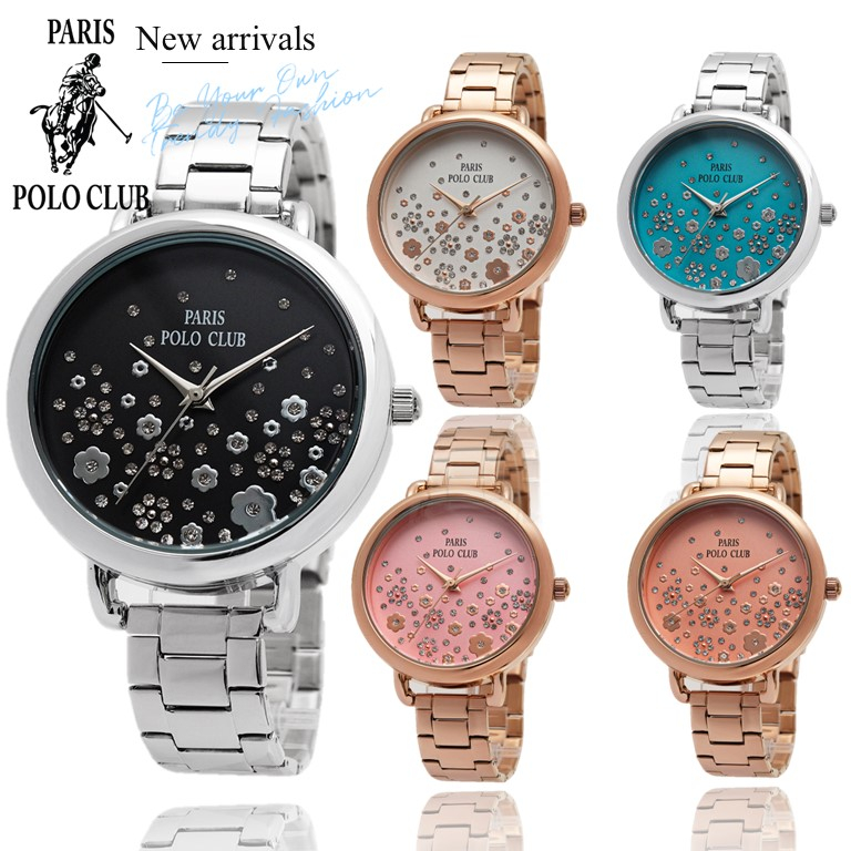 นาฬิกาข้อมือผู้หญิง Paris Polo Club รุ่น PPC-220610L
