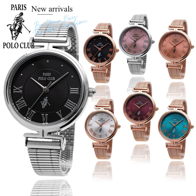 นาฬิกาข้อมือผู้หญิง Paris Polo Club รุ่น PPC-220618L