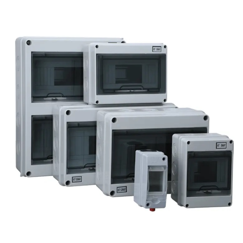 ตู้คอนซูเมอร์ กันน้ำ 2-24 ช่อง เกาะรางปีกนก (ตู้เปล่า) HT Waterproof Distribution Box