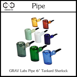 บ้องแก้ว แจกันแก้ว GRAV Labs Pipe 6" Tankard Sherlock GR23