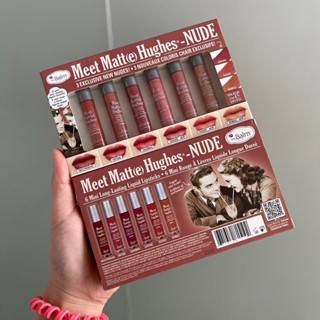 🔥 ของแท้ ลอตใหม่จ้า 🔥  the Balm Meet Matt(e) Hughes 6 Mini Liquid Lipsticks - #Nude