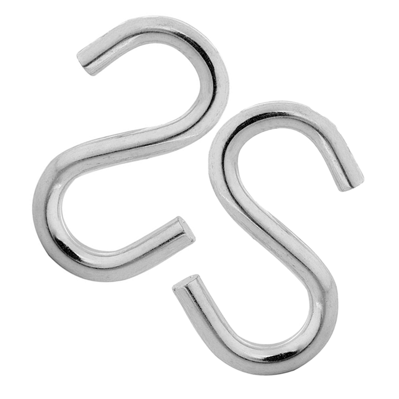 ตะขอแขวนเปล Galvanized Steel S-Hammock Hooks 2 ชิ้น/ชุด
