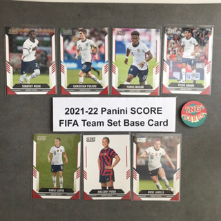 United States การ์ดสะสมฟุตบอล 2021 -22 Panini FIFA Score Team Set Base Card