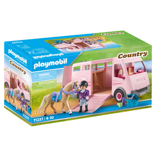 Playmobil 71237 Horse Farm Horse Transporter with Trainer ฟาร์มม้า รถขนม้าพร้อมครูฝึก