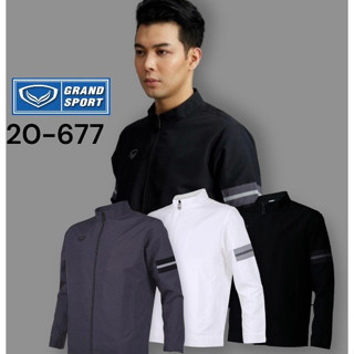 เสื้อแจ็คเก็ตชายตัดต่อแขน GRAND SPORT 20677