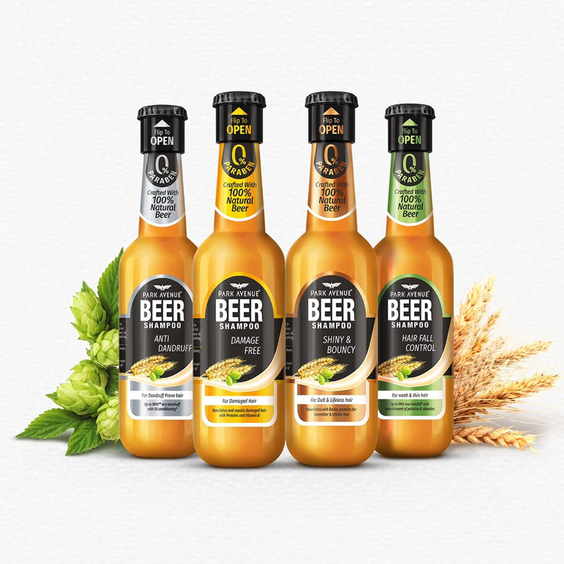 แชมพูเบียร์ ลดรังแคอาการคัน จากอินเดียPark Avenue Anti Dandruff Beer Shampoo 180ml - From India 180ml