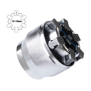 ANTON ลูกบล็อก อเนกประสงค์ 3/8 ปรับขนาดได้ 10-19mm cr-v