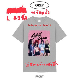 สินค้าลิขสิทธิ์แท้100% และพร้อมส่ง หากไม่เชื่อผ่านได้เลยค่ะ เสื้อ Blackpink Tour T-shirts type4 Grey