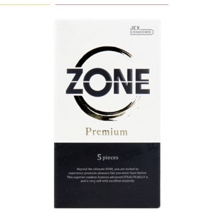 jex zone premium condom 5 ชิ้น advanced stealth jelly technology