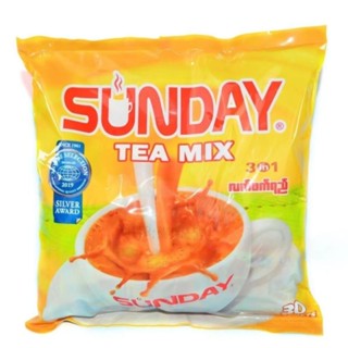 Sunday Tea Mix ชานม ของพม่า 1ห่อมี30ซอง900กรัม (缅甸奶茶一袋30小包）