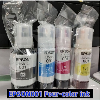 หมึก epson 001 Epson T03Y (001) Ink Bottle Set 4 สี หมึกสีย้อมสำหรับเครื่องพิมพ์ L4150 L4160 L5190 L6160 L6170 L6190