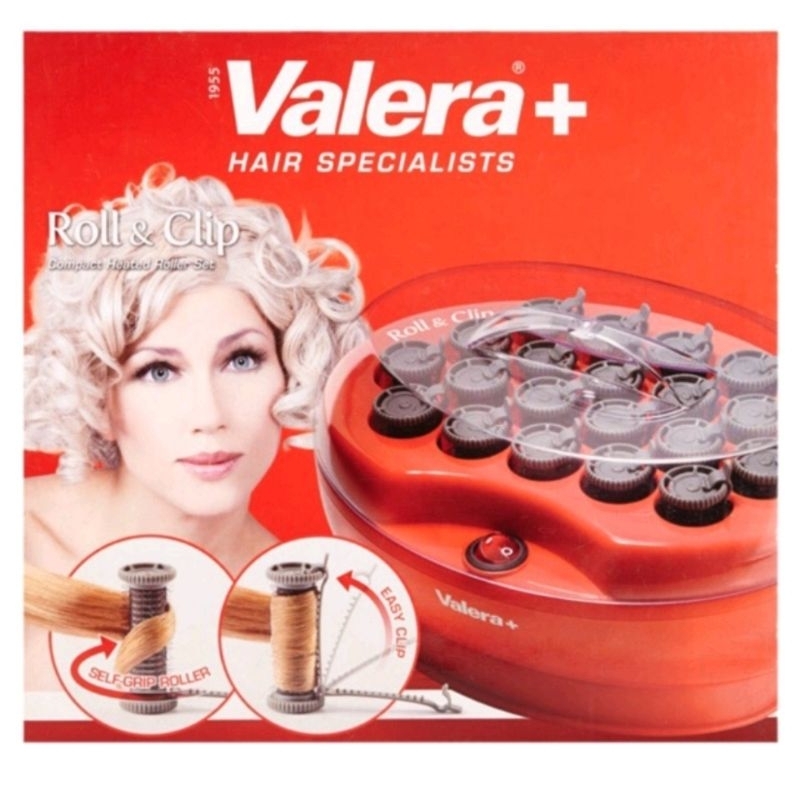 Valera Roll & Clip Swiss โรลม้วนผมไฟฟ้า วาเลร่า โรล แอนด์ คลิป Valera+