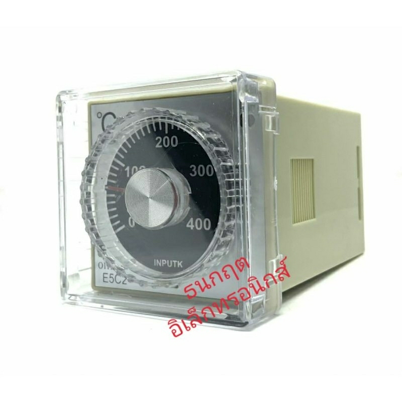 ￼TEMPERATURE CONTROLLER TYPE E5C2-R20K  0-400 C. 220VAC พร้อม SOCKET