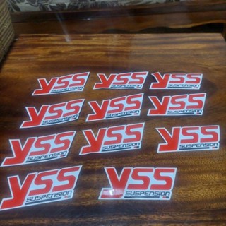 สติ๊กเกอร์ สุดฮิต YSS ติดโช๊ค ลิขสิทธิ์แท้ของ yss ราคา 20฿ต่อชิ้น (ชื้อ2แผ่นกดตัวเลือก2แผ่น)