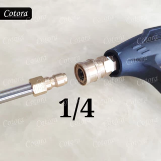 Cotora ก้านล้างแอร์ หัวฉีดล้างแอร์ ก้านฉีดน้ำสแตนเลส 500 PSI สวมเร็ว 1/4นิ้ว หัวฉีดน้ำแรงดันสูง