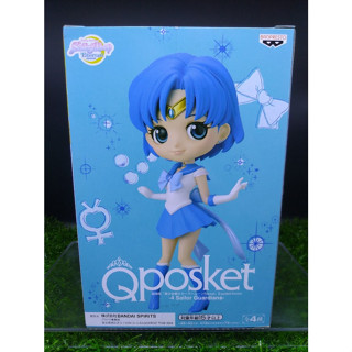 (ของแท้) เซเลอร์ เมอร์คิวรี่ Sailor Moon Eternal Q Posket Encore - Super Sailor Mercury Ver.A