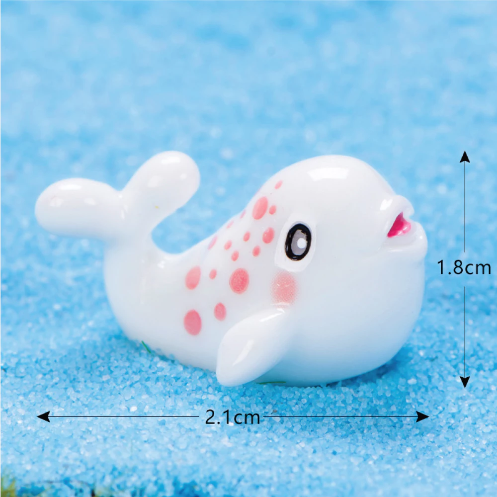 ตุ๊กตาสัตว์ทะเลจิ๋ว เรซิ่นแต่งสวน thumbnail 9