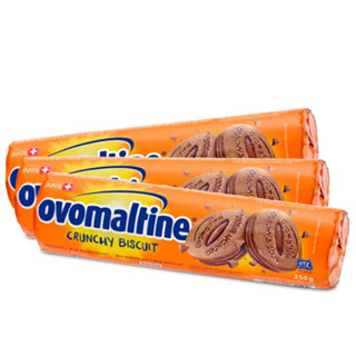 Ovomaltine Crunchy Biscuits น้ำหนัก 250 กรัม