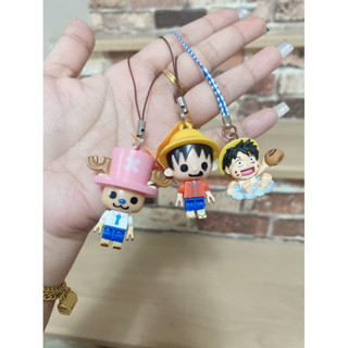 พวงกุญแจวันพีช LUFFY&amp;CHOPPER