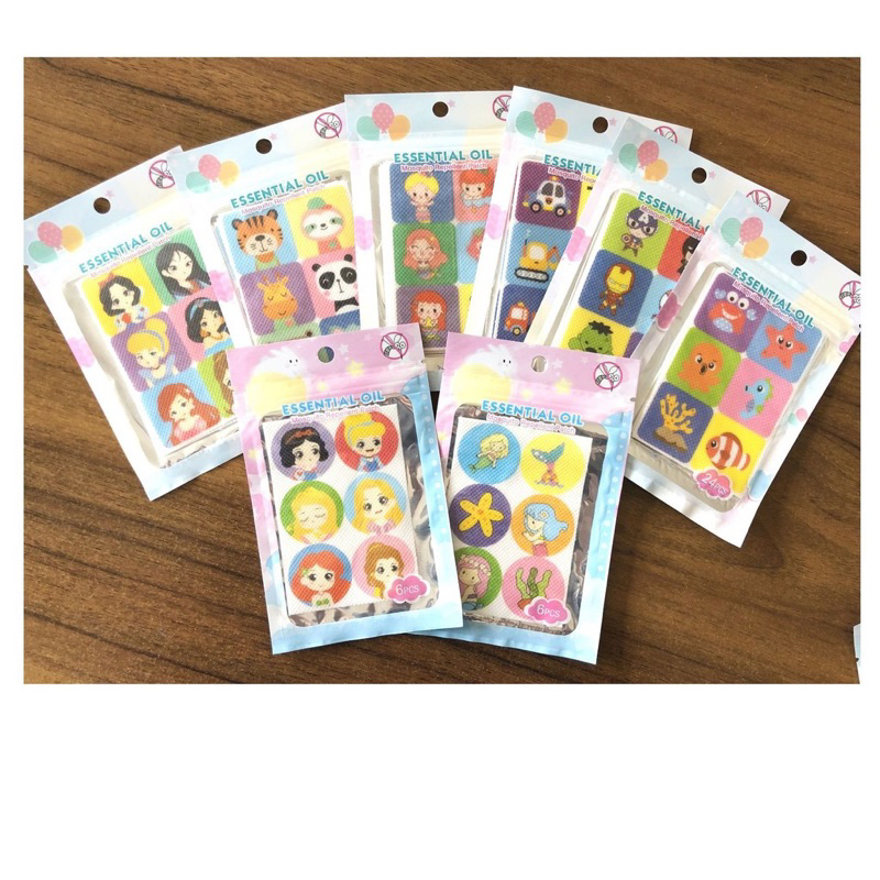 Queen mallshop ร้านไทย🇹🇭สติกเกอร์กันยุง 6/24ชิ้น