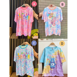 เสื้อมัดย้อมcarebearงานป้ายมือ1