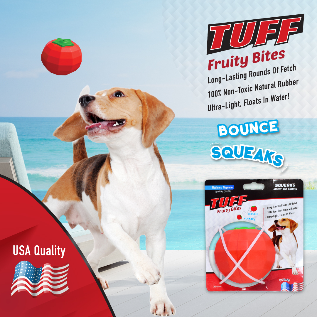 TUFF لعبة كلاب فواكه مطاطية Fruity Bites — صورة 2