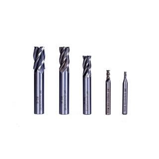 *พร้อมส่ง ดอกเอ็นมิล 4ฟัน (รุ่นใหม่) HSS End Mill 4 flutes