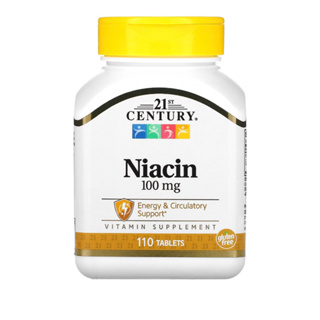 [ของแท้ ตรงปก] ผลิตภัณฑ์เสริมอาหารวิตามิน บี 3 niacin 100 mg 110 เม็ด จาก อเมริกา