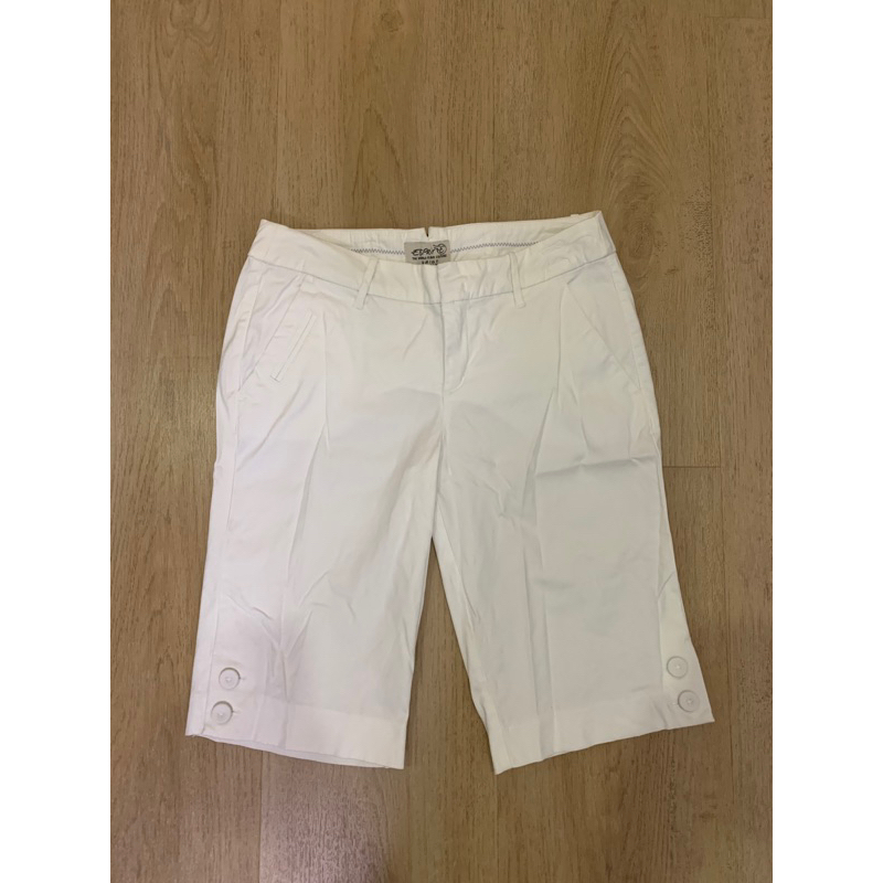 กางเกงขาสั้น สีขาว esprit
