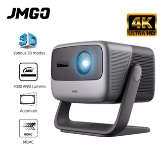 JMGO N1 Ultra-4K Triple Color Laser Gimbal Projector 4000 ANSI Lumens, 3D, WiFi6, Android11, MEMC