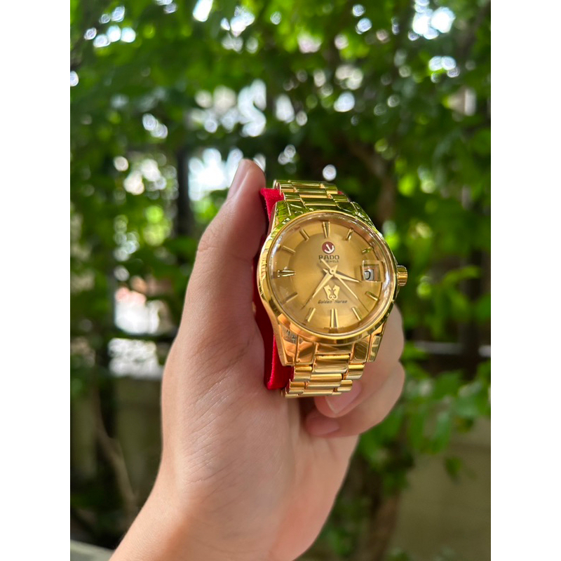 Rado Golden Horse : นาฬิกา ยี่ห้อดัง เรือนทอง สวยงาม กล่อง ใบ ครบ