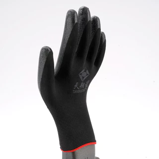 👨‍🔧 พร้อมส่ง🔥ถุงมือ ถุงมือไนล่อน 1 คู่.กันนํ้ามัน กันน้ำ กันบาด กันลื่น ถุงมือทำสวน ถุงมือทำงาน ถุงมือยาง
