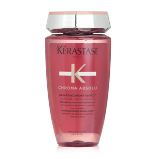 KERASTASE - Chroma Absolu Bain Riche Chroma Respect Shampoo (For Sensitized or Damaged Color-Treated Hair) - 250ml/8.5oz