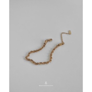 Bright and Shine - TWISTED CHAIN BRACELET (17 cm.)